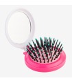Brosse à cheveux + miroir "After rain comes rainbow"