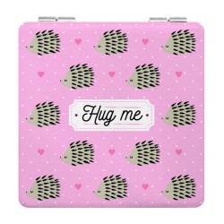 Miroir de poche "Hug me"