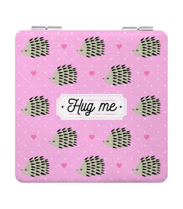 Miroir de poche "Hug me"