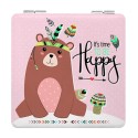 Miroir de poche "It's time to be happy"