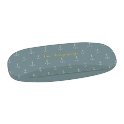 Etui à lunettes et stylos "Be happy"