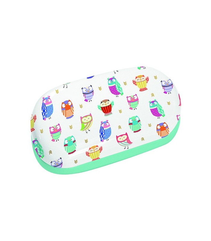 Mini étui à secrets hiboux