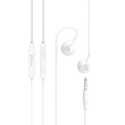 Oreillette mains libres avec micro, blanc