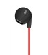 Oreillette mains libres avec micro, rouge