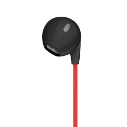 Oreillette mains libres avec micro, rouge