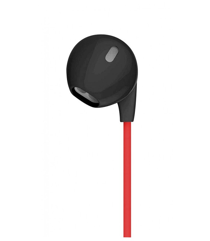 Oreillette mains libres avec micro, rouge