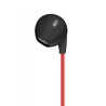Oreillette mains libres avec micro, rouge