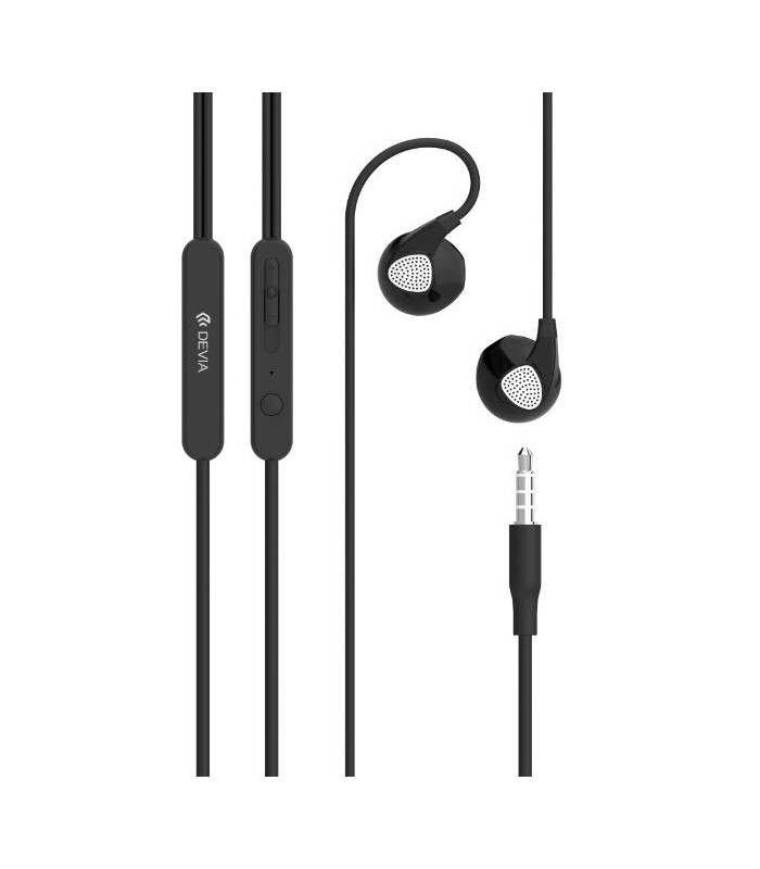 Oreillette mains libres avec micro, noir