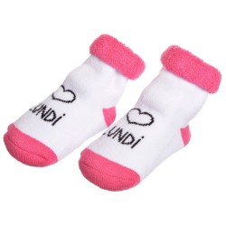 Coffret 7 paire de chaussettes pour filles, roses