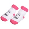 Coffret 7 paire de chaussettes pour filles, roses