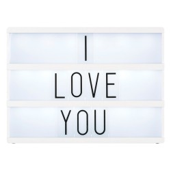 Boîte lumineuse à messages, petit modèle