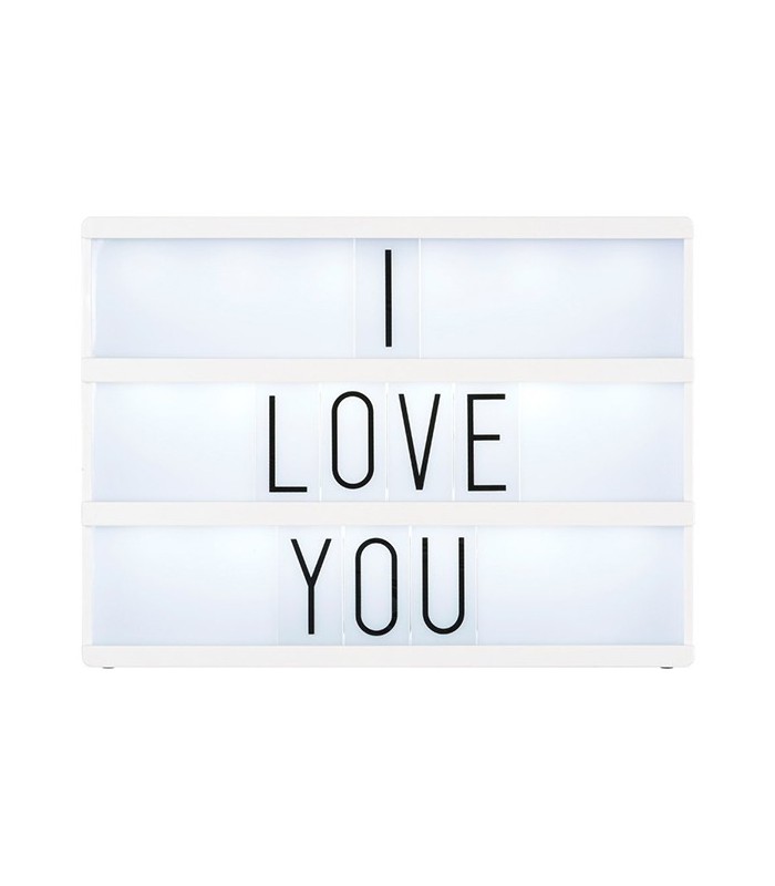 Boîte lumineuse à messages, petit modèle