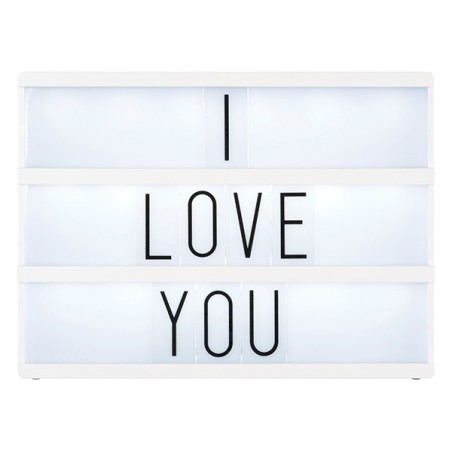 Boîte lumineuse à messages, grand modèle