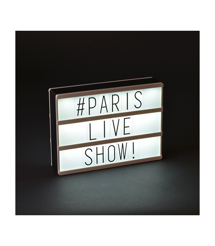 Boîte lumineuse à messages, petit modèle