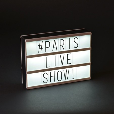 Boîte lumineuse à messages, grand modèle