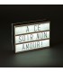 Boîte lumineuse à messages, grand modèle