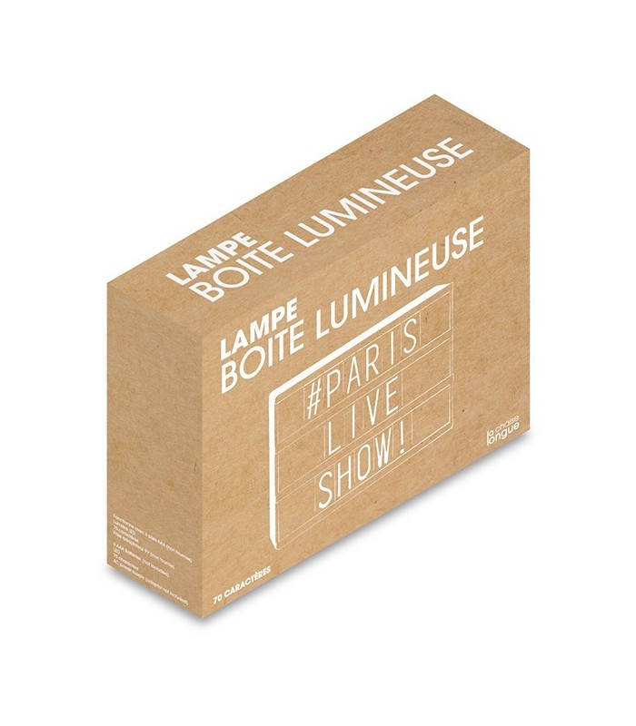 Boîte lumineuse à messages, petit modèle