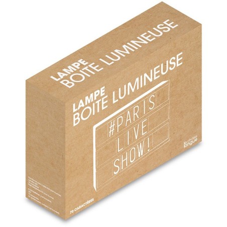 Boîte lumineuse à messages, petit modèle