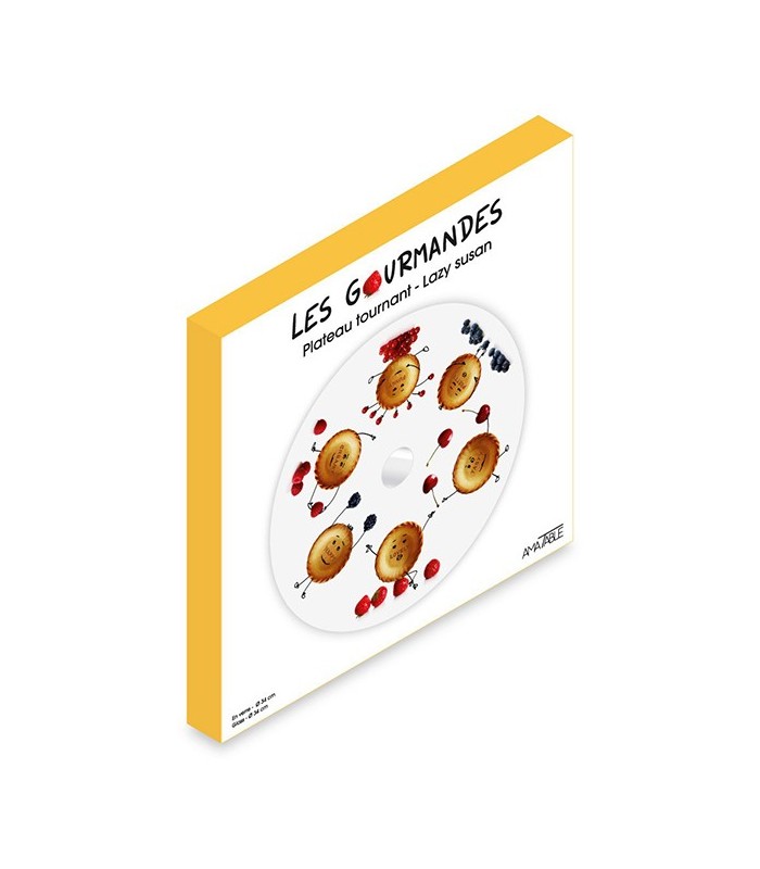 Plateau tournant "Les Gourmandes"