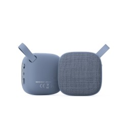 Mini enceinte en tissu, bleu ciel