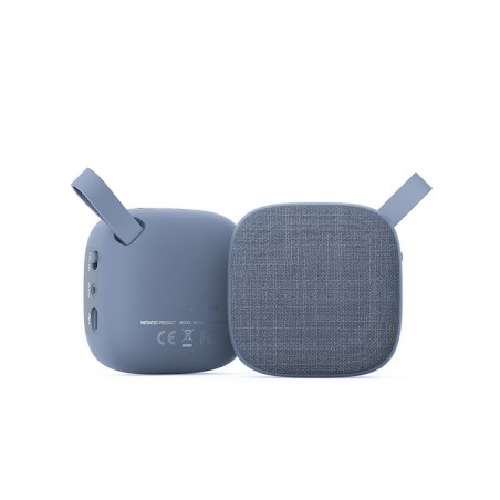 Mini enceinte en tissu, bleu ciel