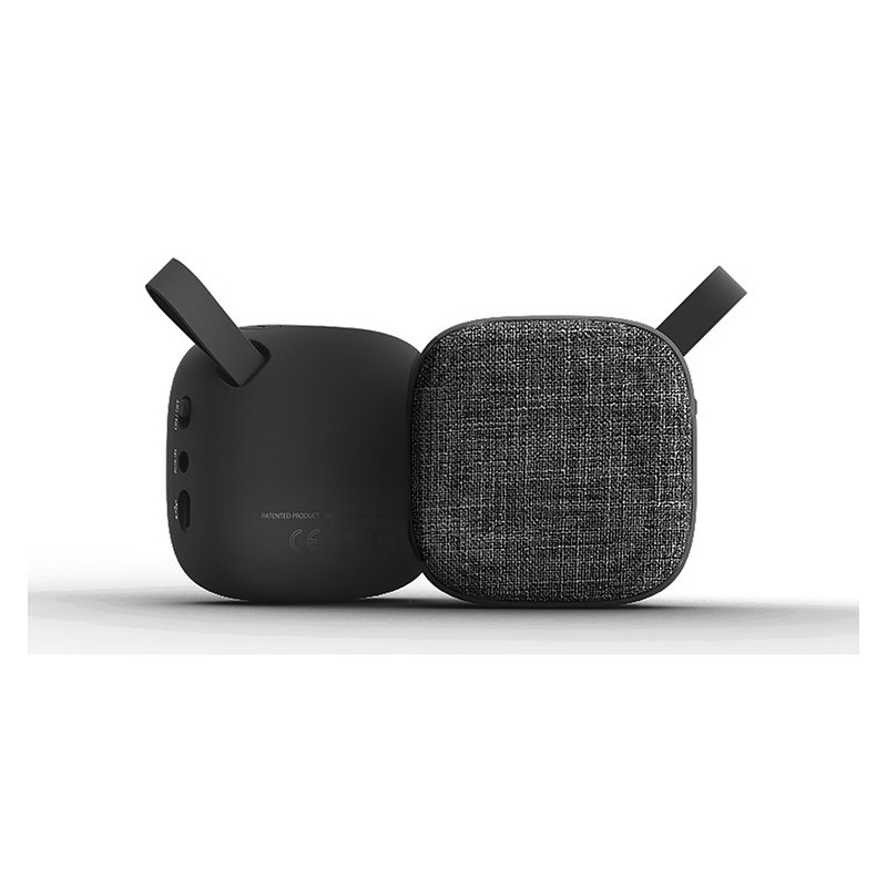 Mini enceinte en tissu, bleu ciel