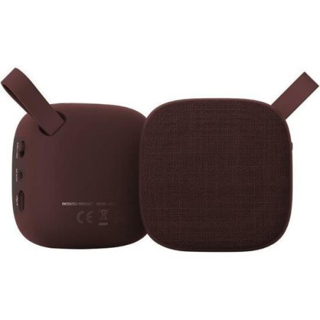 Mini enceinte en tissu, bordeaux