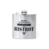 Flasque en inox 180mL Bistrot, argent