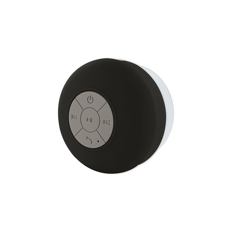 Haut-parleur pour la douche, étanche noir
