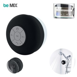 Haut-parleur pour la douche, étanche noir