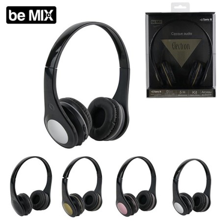 Casque audio sans fil Electron, noir/noir