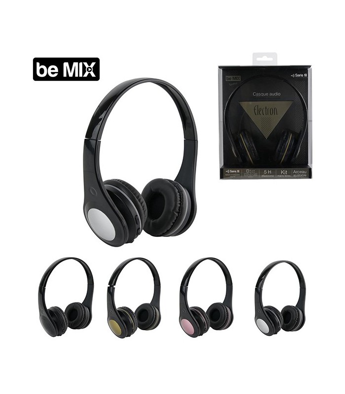 Casque audio sans fil Electron, noir/blanc