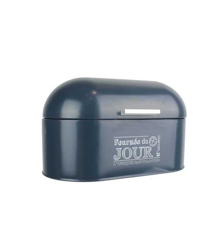 Boîte à pain "Fournée du jour", noir