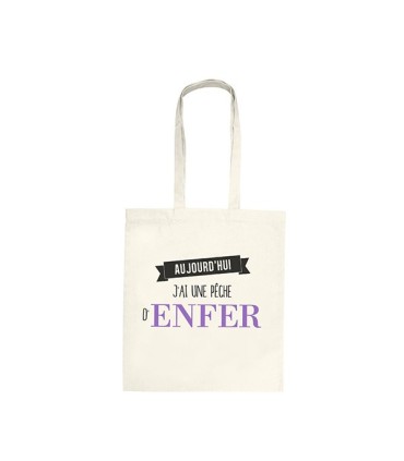 Sac coton "Aujourd'hui je suis d'humeur à conquérir le monde"