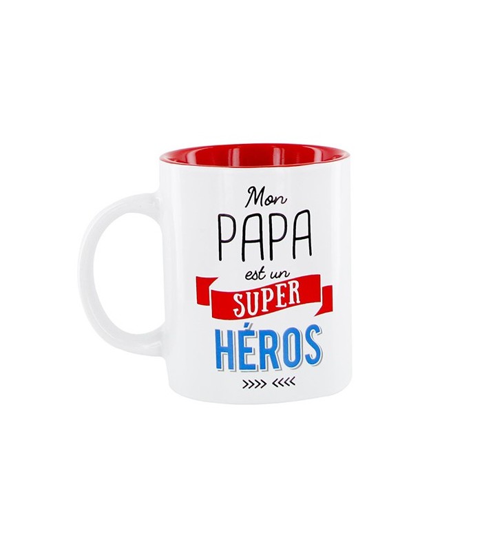 Mug "Mon Papa est un super héros"