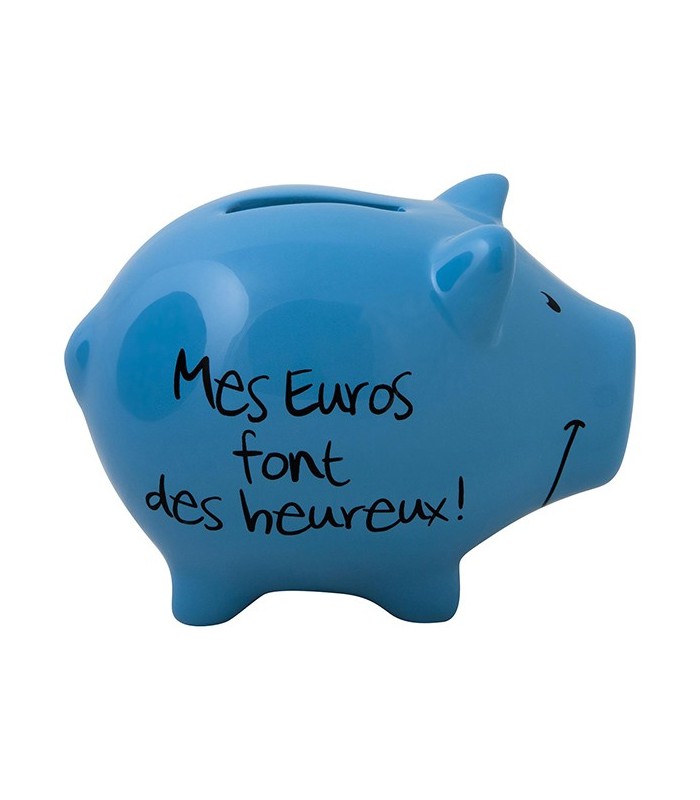 Tirelire Cochon "Futur Milliardaire", argent