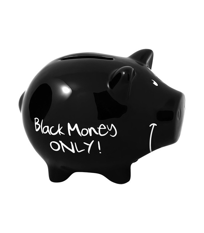 Tirelire Cochon "Futur Milliardaire", argent