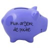 Tirelire Cochon "Futur Milliardaire", argent