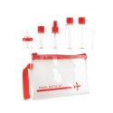 Kit de voyage avec 5 flacons, corail