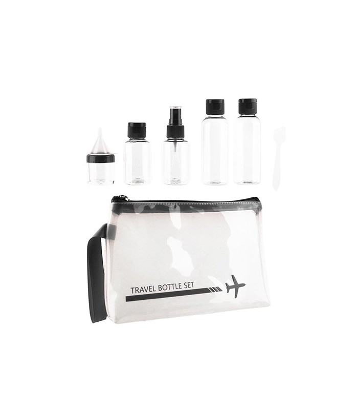 Kit de voyage avec 5 flacons, corail