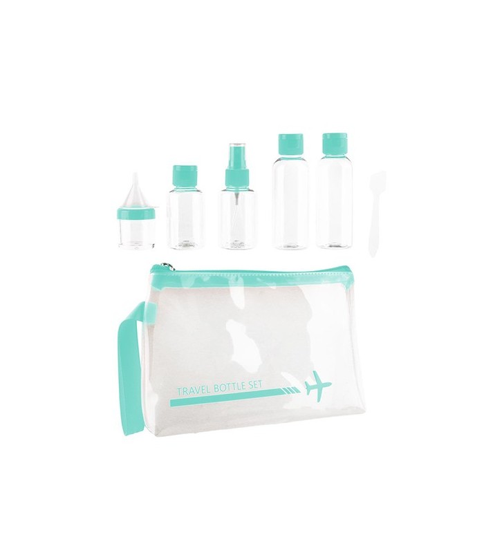 Kit de voyage avec 5 flacons, corail