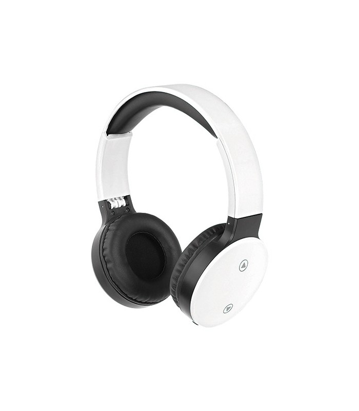 Casque compatible Bluetooth, blanc