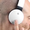 Casque compatible Bluetooth, blanc