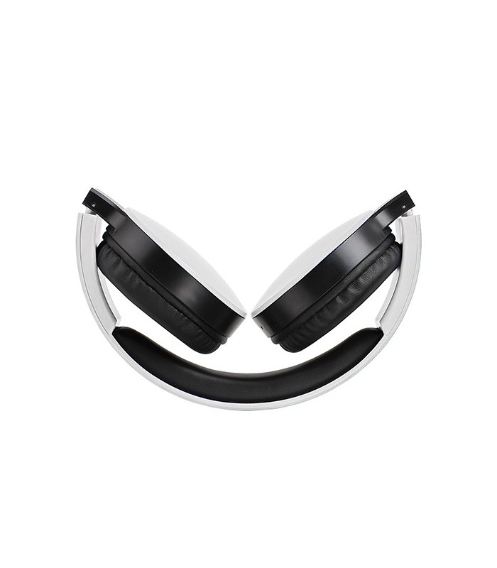 Casque compatible Bluetooth, blanc
