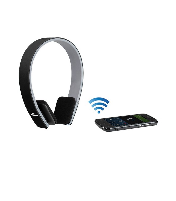 Casque compatible Bluetooth, noir