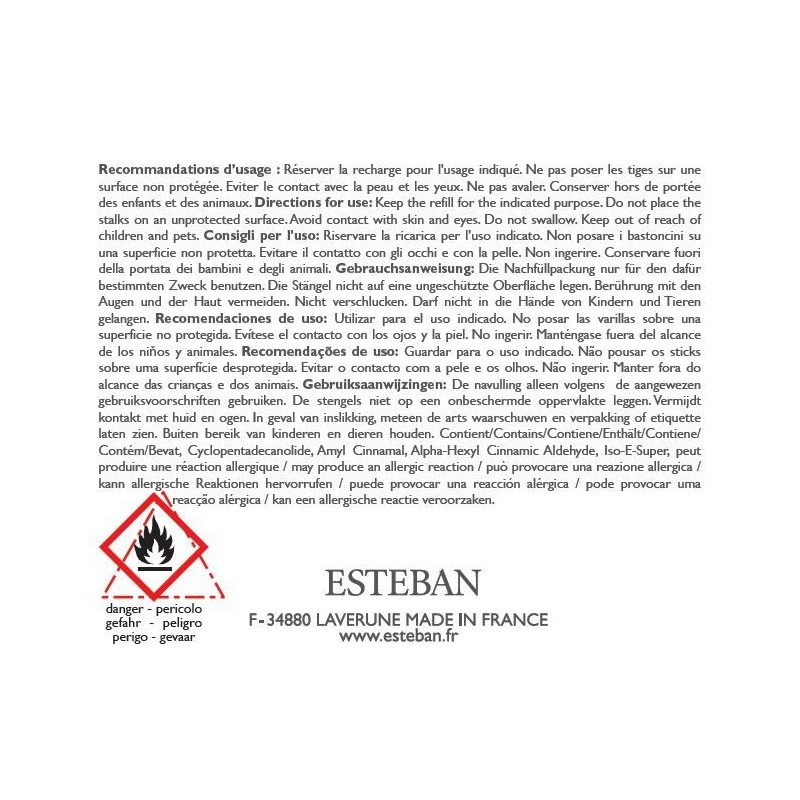 Bouquet parfumé Gris Prestige figue et bois Esteban