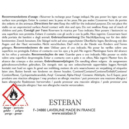 Bouquet parfumé Gris Prestige figue et bois Esteban