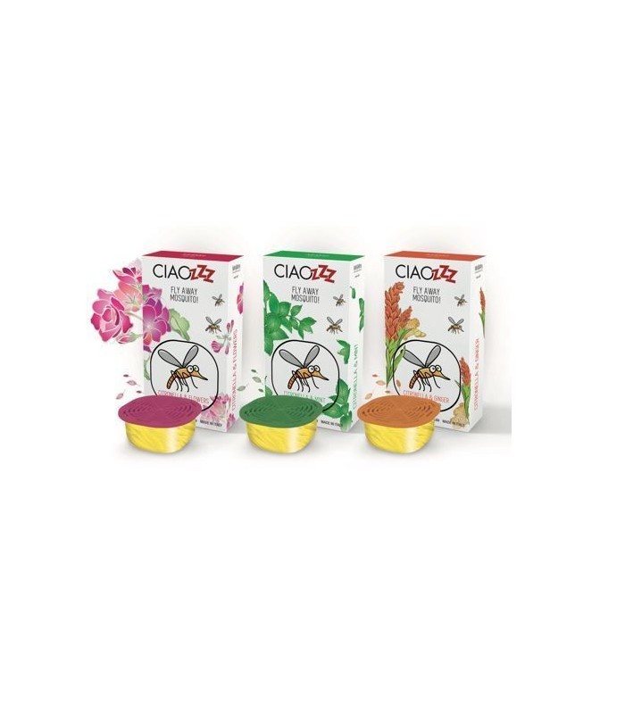 Capsule anti-moustique pour diffuseur George Ciaozzz, Citronella & Ginger