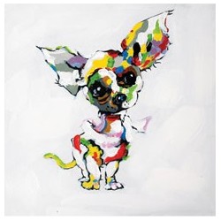 Toile Bulldog 60 cm x 60 cm