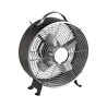 Ventilateur de table vintage 2 vitesses, noir